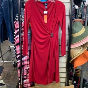 American living dress red size 4